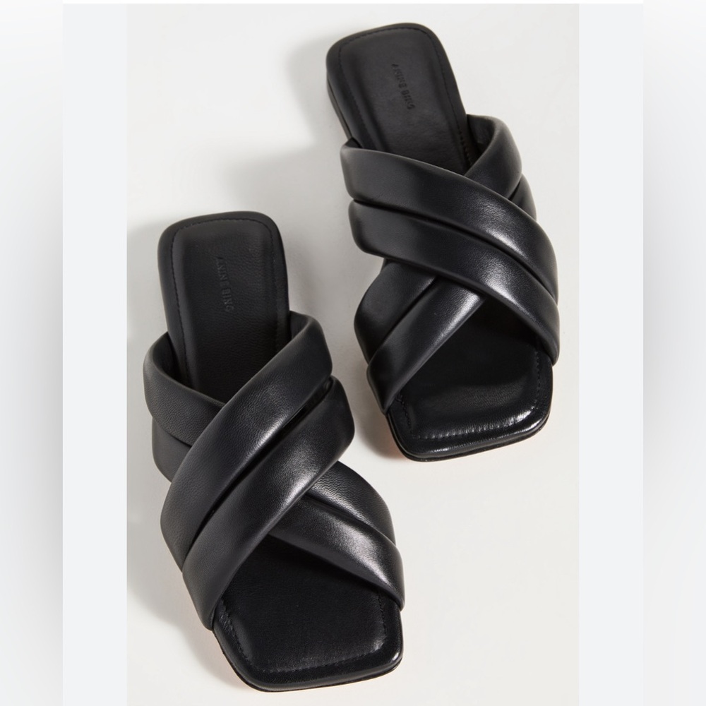 Anine Bing Eve Crossover Sandals - retails $450